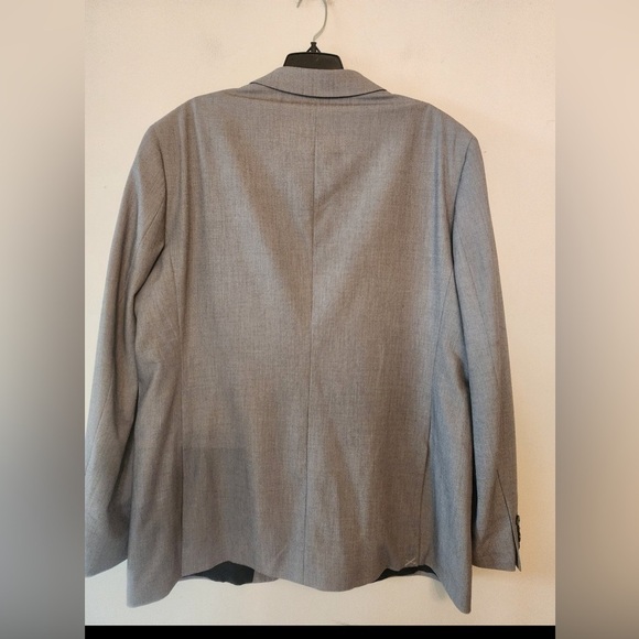 Nautica Suit Jacket Men's 48L light Grey Modern Fit Stretch - Picture 3 of 4